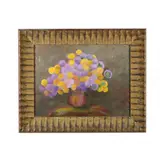 Floral Still Life by Sadie Culbreth, Oil on canvas, sold Nov 2018