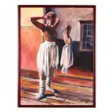 Ballet Dancer by Mark Partington, Acrylic on canvas, sold Nov 2018