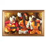 String Musicians by Priscila Lima, Acrylic on canvas, sold Nov 2018