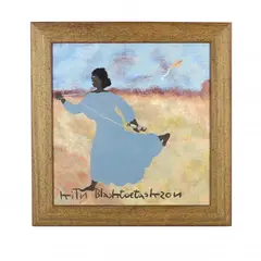 Kite by Black Joe Jackson, Oil on board, sold Nov 2018