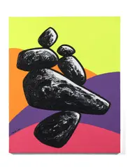 Sans titre by Ma Desheng, 2018, Acrylique sur toile, sold Oct 2022