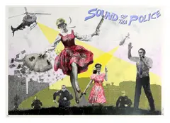 Sound Of Tha Police by Ryca, screenprint, offered Jun 2018