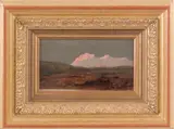 landscape by Thomas P. Otter, oil on board, sold Dec 2010