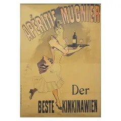 Apéritif Mugnier (Quinquina) Poster by Jules Chéret, lithograph, sold Aug 2026