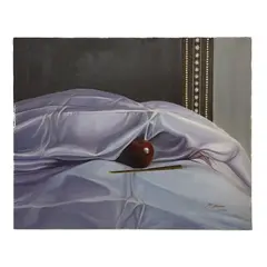 Untitled (manzana) by Martha Chapa, 1992, oil on canvas, sold Sep 2026