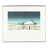 Barn in Snow by William Dunlap, Lithograph in colors, sold Nov 2018