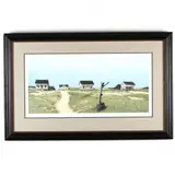 Cape Fear Lighthouse Site by Bob Timberlake, Offset lithograph in colors, sold Nov 2018