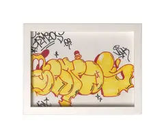 Sans titre by Os Gêmeos, 2009, Marqueurs sur papier, sold Dec 2022