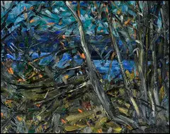 Landscape (00915/2013-1759) by Bryan Chubb, oil on board, sold Jan 2015