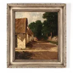 La Pineta by John Califano, Oil on canvas, sold Aug 2018
