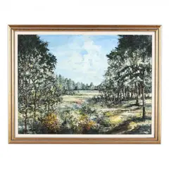 Meadow View by Gene Hege, Acrylic on canvas, sold Jul 2018