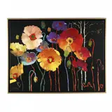 Large Floral Composition by Simon Bull, Hand-touched giclée print on canvas, sold Jul 2018