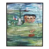 Untitled by Feliciano Béjar, Oil on Masonite, sold Jul 2018