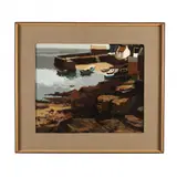 The Harbour by Donald McIntyre, Oil on board, sold Jun 2018