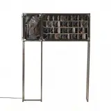 The Garden of Linné by Françoise Schein, Steel box with wood, sold Jun 2018