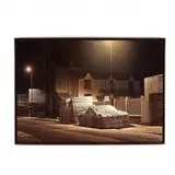 Stationnement Dernier Modele by Michel Dubré, Acrylic on panel, sold Jun 2018