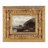 The Smugglers by Johann Christoph Frisch, Oil on canvas, sold Jun 2018
