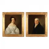 A Pair of Portraits by Anton Zottmayr, Oil on canvas (lined), sold Jun 2018