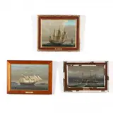 Three Ship Portraits by John Bowers, Each an oil on board, sold Jun 2018