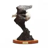 Sky Rider by Thomas J. Madden, Bronze with applied patina and gold and silver overlay, sold Jun 2018