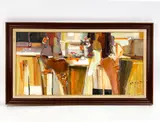 Untitled by Yuri Tremler, Acrylic abstract on canvas, sold Apr 2023