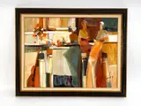 Untitled by Yuri Tremler, Acrylic abstract on canvas, sold Apr 2023