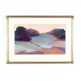 Winter Field Silence by Elizabeth Cate Pringle, Acrylic on Strathmore paper, sold Mar 2018