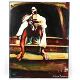 Untitled by Lorraine Brennan, Oil on canvas, sold Mar 2018