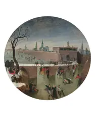Dix mois de l'année by Abel Grimmer, Ten months of the year, oil on oak panel, a set of 10, signed and dated, by A. Grimmer, sold Nov 2022