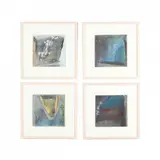 Four Works on Paper by Herb Jackson, Oil crayon on paper, sold Mar 2018