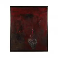 Urucum by Bob Nugent, Oil and alkyd on canvas, sold Mar 2018