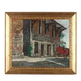 Old Spanish Inn, St. Augustine, Florida by Emmett John Fritz, Oil on Masonite, sold Mar 2018