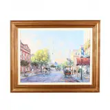 Meeting Street, Charleston by Jan Pawlowski, Oil on canvas, sold Mar 2018
