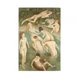 Country Bathers by James Bonelli, Tempera and mixed media on Masonite, sold Mar 2018