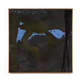 Meditation, Black Painting by Gerry Lynch, Acrylic, sold Feb 2018