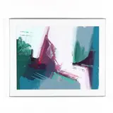 Untitled Composition by Bob Rankin, Acrylic on paper, sold Feb 2018