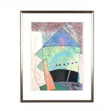 Lay Person by Paul Hrusovsky, Oil stick on paper, sold Feb 2018