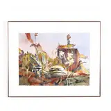 Boxer Beach by Ann Stewman, Watercolor on paper, sold Feb 2018
