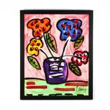 Floral Arrangement by Peter Robert Keil, Oil on board, sold Feb 2018