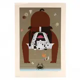 Claws by Charley Harper, Serigraph in colors, sold Feb 2018