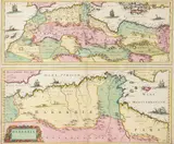 Barbaria by Johannes Blaeu, 1650, Grabado al cobre y coloreado a mano, sold Sep 2026