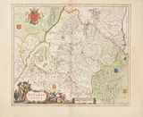 Navarra Regnum by Johannes Blaeu, Grabado al cobre y coloreado a mano, sold Sep 2026