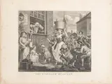 The Enraged Musician by William Hogarth, 1741, Aguafuerte y grabado al buril, sold Sep 2026