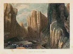 Pass of Pancorbo by David Roberts, Grabado al cobre coloreado, sold Sep 2026
