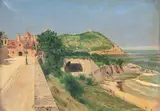 Vista del paseo de Miramar en San Sebastián by Juan Martínez Abades, 1903, Óleo sobre lienzo, sold Sep 2026