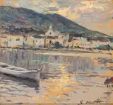 Cadaqués by Segundo Matilla, 1937, Óleo sobre cartón, sold Sep 2026