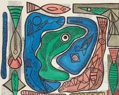 Sin título by Amelia Peláez, 1958, Gouache sobre papel, sold Sep 2026