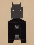 Batman by Eduardo Arroyo, 1995, Collage de cartulina sobre cartón, sold Sep 2026