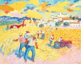La batuda by Ramon Sanvisens i Marfull, 1984, Óleo sobre lienzo, sold Sep 2026