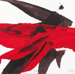Sin título by Luis Feito, 2019, Serigrafía sobre papel Conquerour con sello seco de Atelier, sold Sep 2026